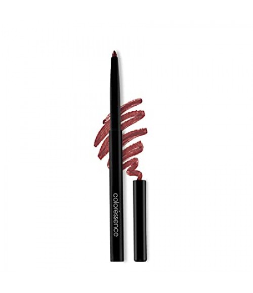 Coloressence Long Stay Smudge Free Water Proof Creamy Definer Lip Liner Pencil, Opaque Finish - Brown